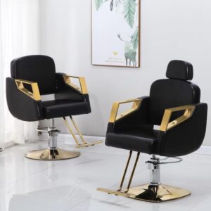 Barber Shop Hairdressing Salon black gold