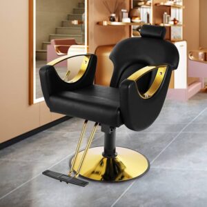 Gold Salon Chair for Barber Shop