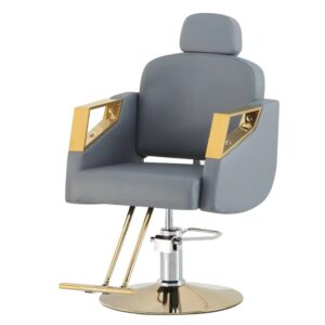 Barber Shop Hairdressing Salon Gray gold